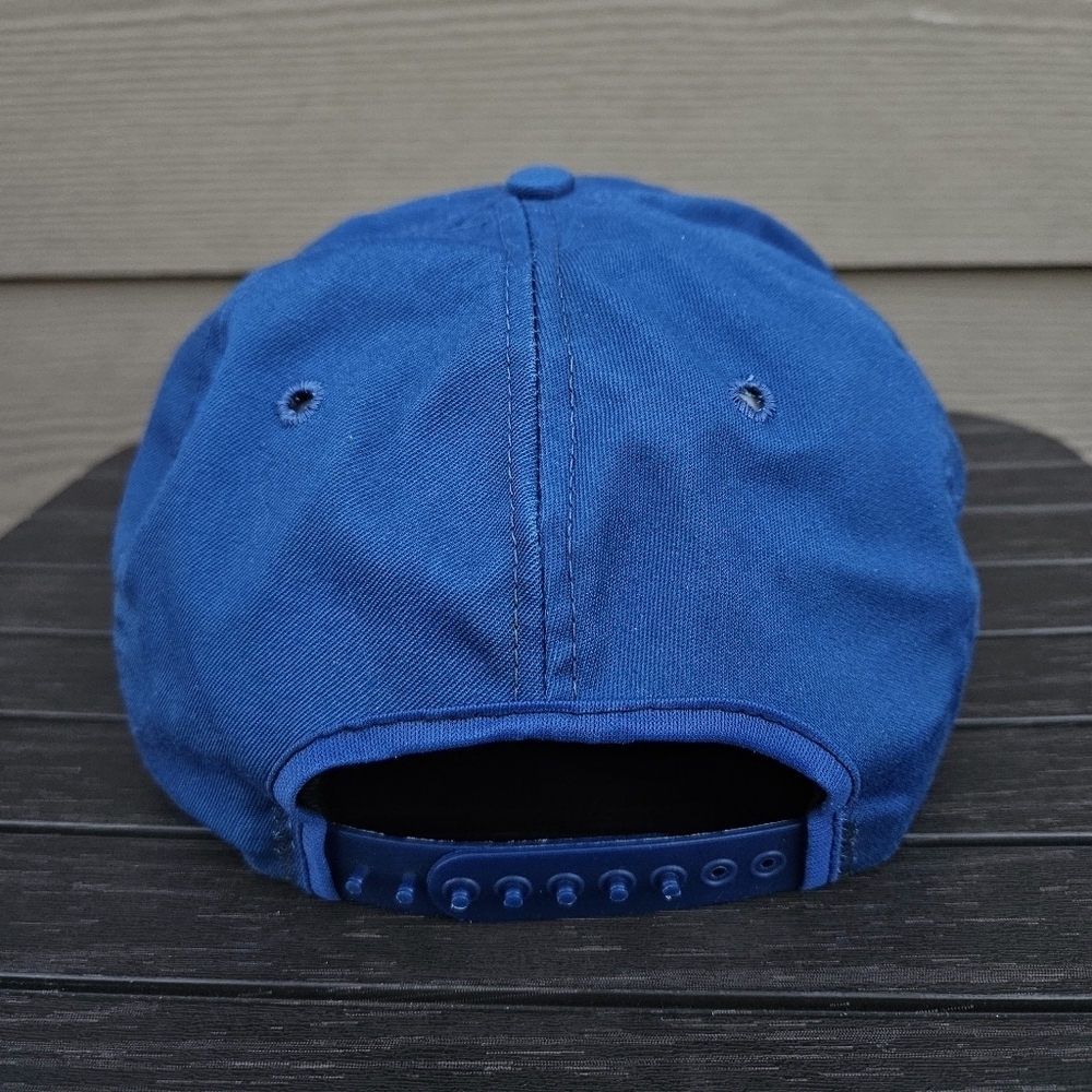 Vintage 90s Cheers Boston TV Show Restaurant Snapback Hat Cap Made in USA Blue - Picture 4 of 9